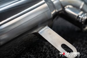Alfa Romeo Stelvio Downpipe - 2.0L - TUO - w/ Enlarged Shell